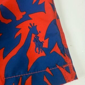 Kailua Mesh Brief Swim Trunks Cargo Shorts Polo Ralph Lauren NWT Safari Animals